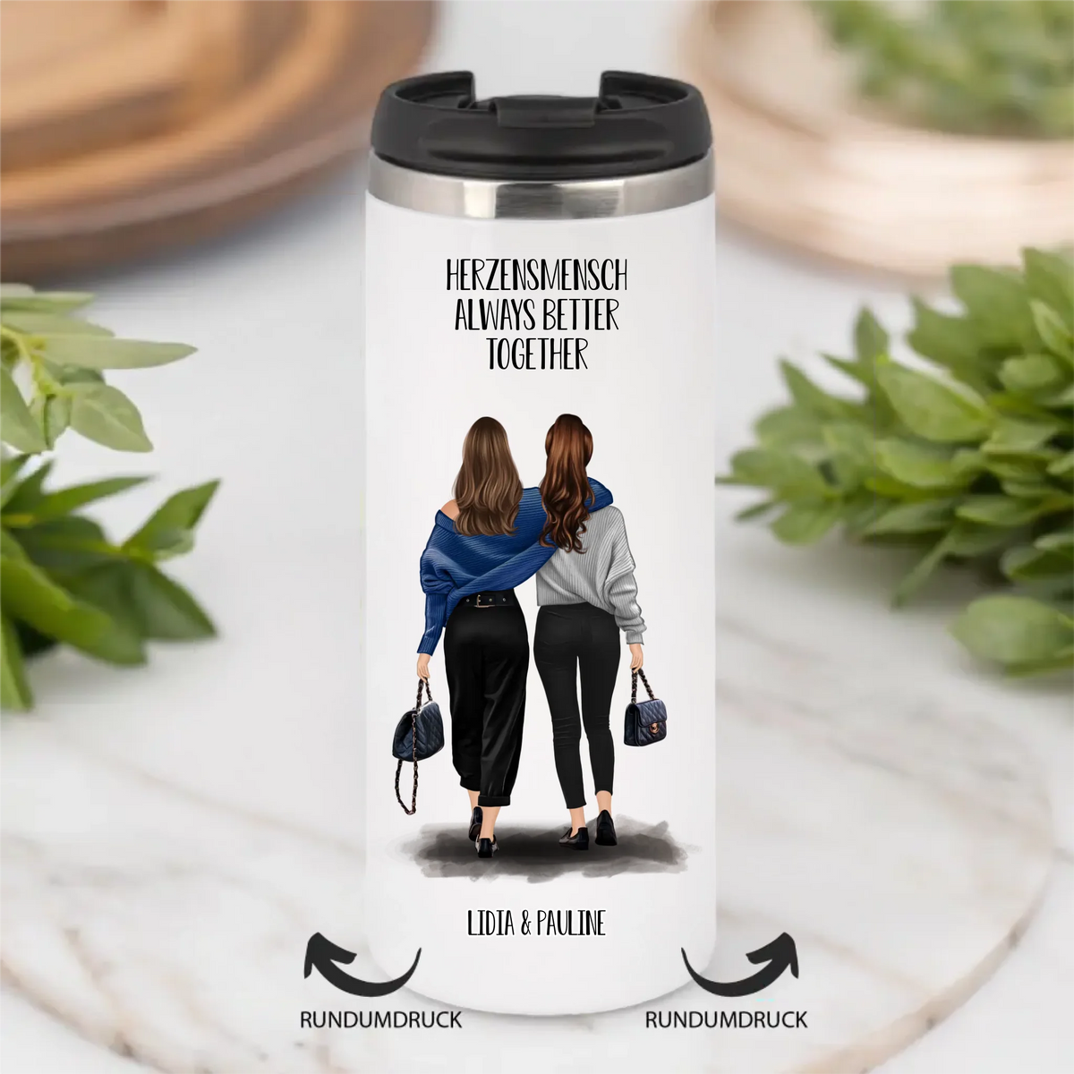 2-4 Freundinnen Tasse & Thermobecher