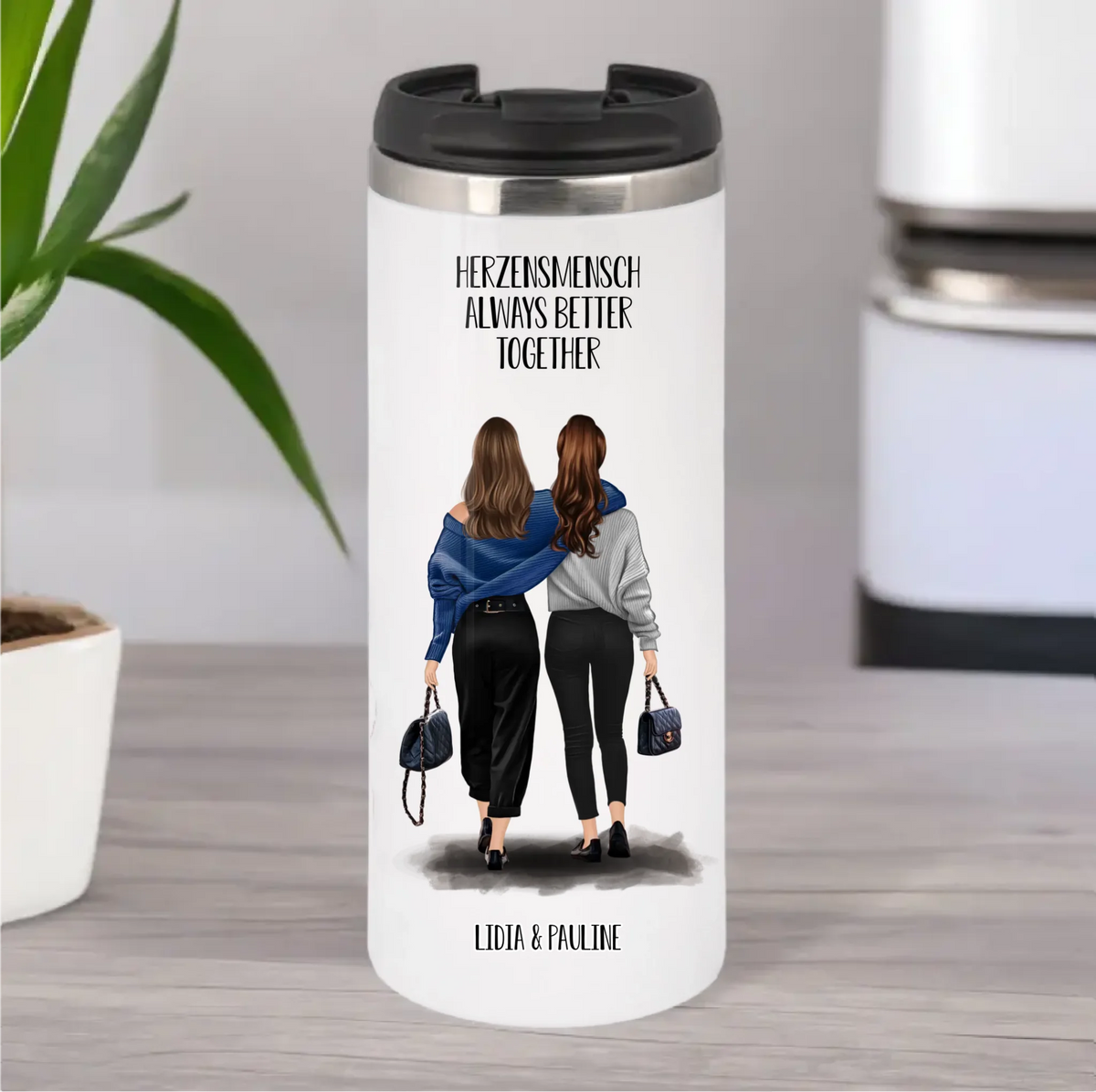 2-4 Freundinnen Tasse & Thermobecher