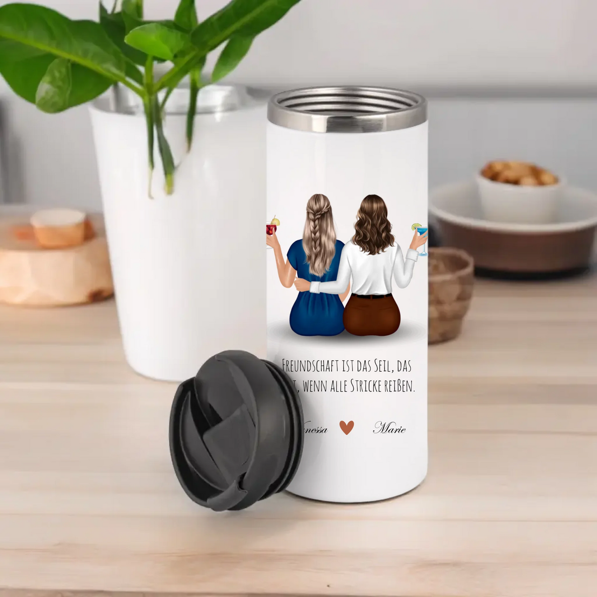 Beste Freundinnen Tasse & Thermobecher
