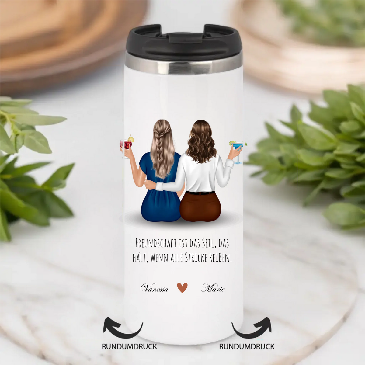 Beste Freundinnen Tasse & Thermobecher