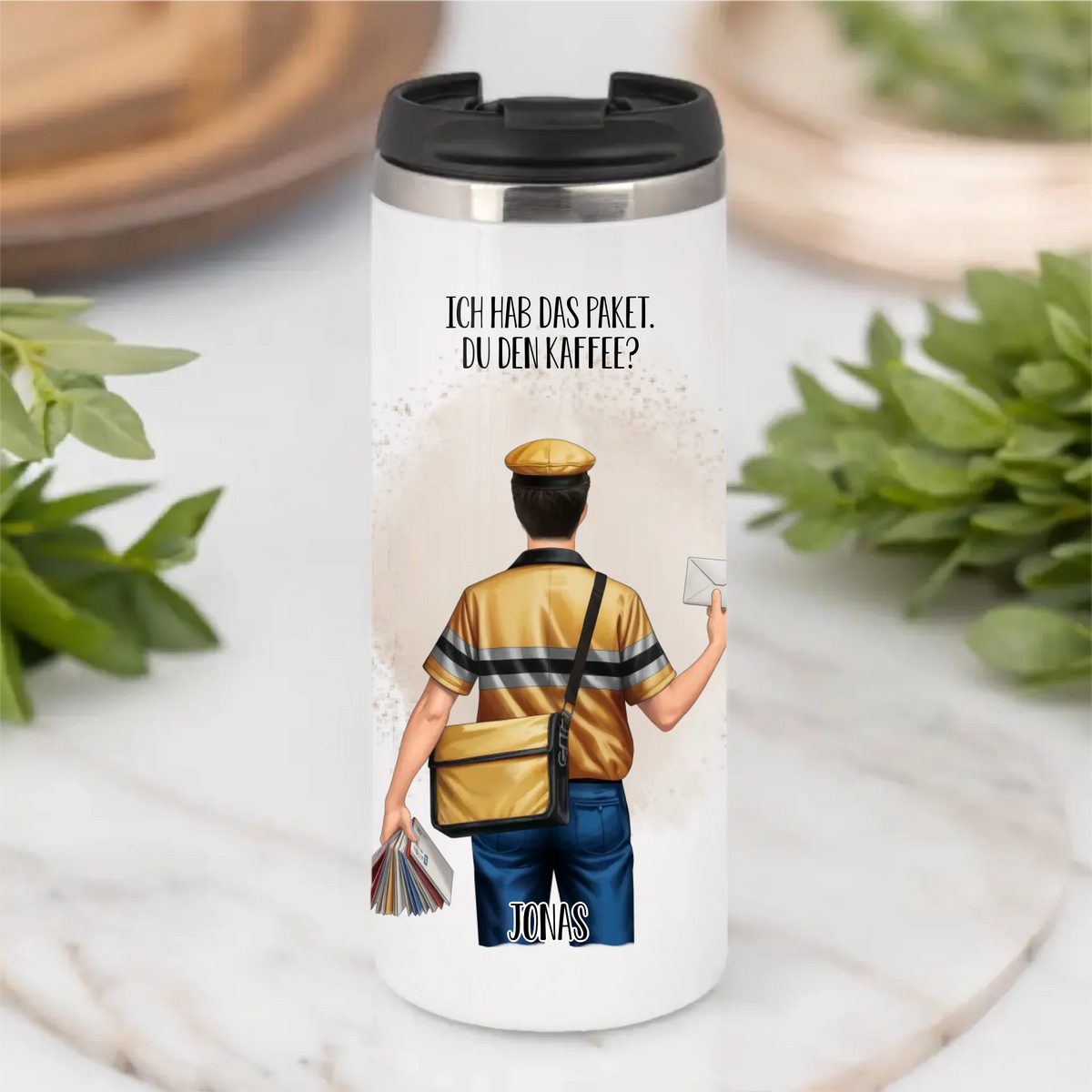 Paketbote (Mann/Frau) Tasse