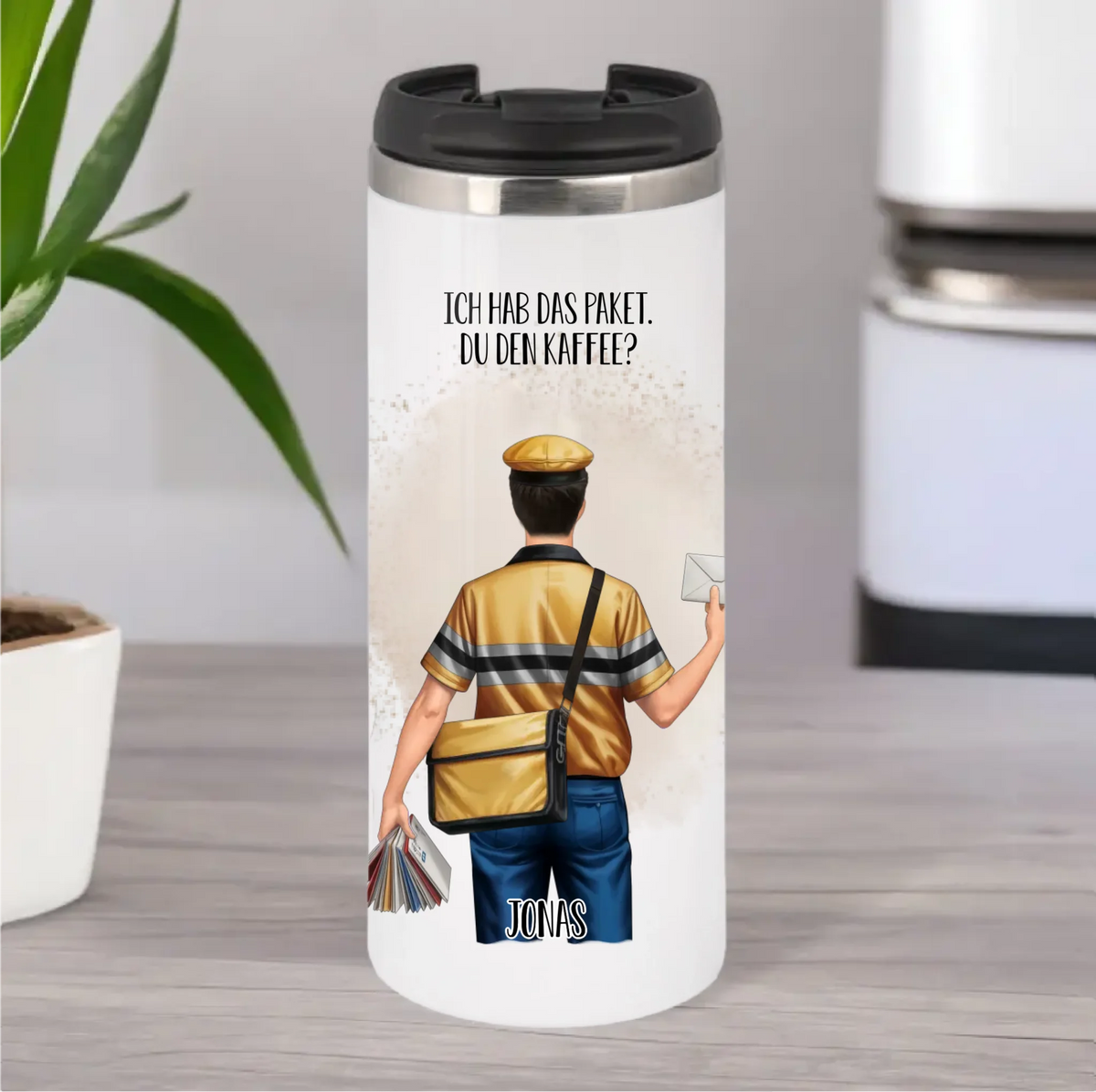 Paketbote (Mann/Frau) Tasse