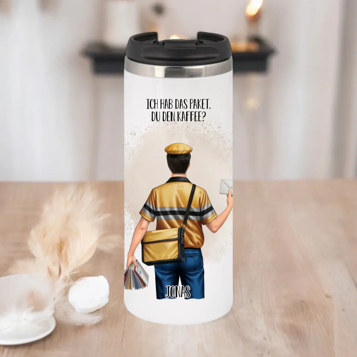 Paketbote (Mann/Frau) Tasse