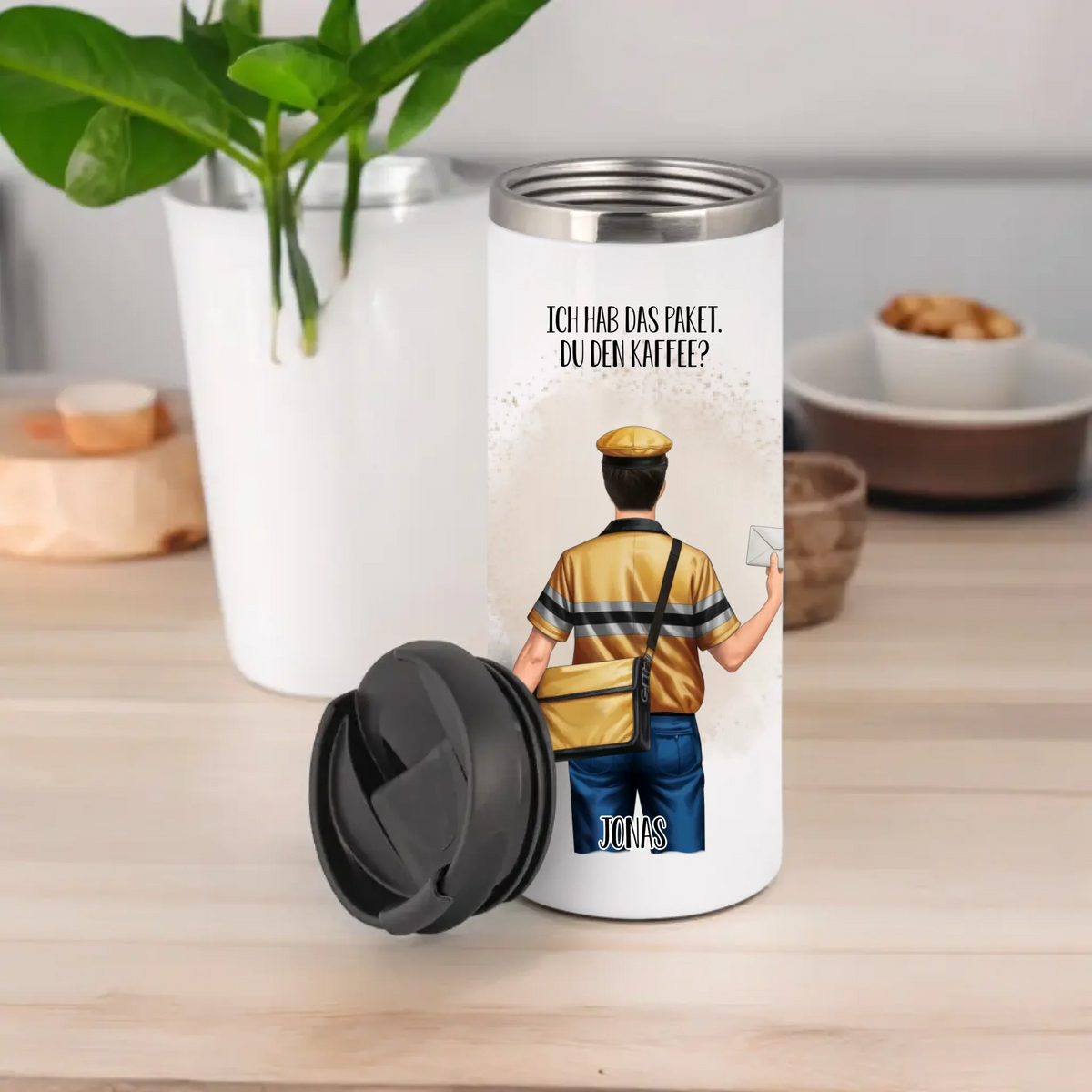 Paketbote (Mann/Frau) Tasse