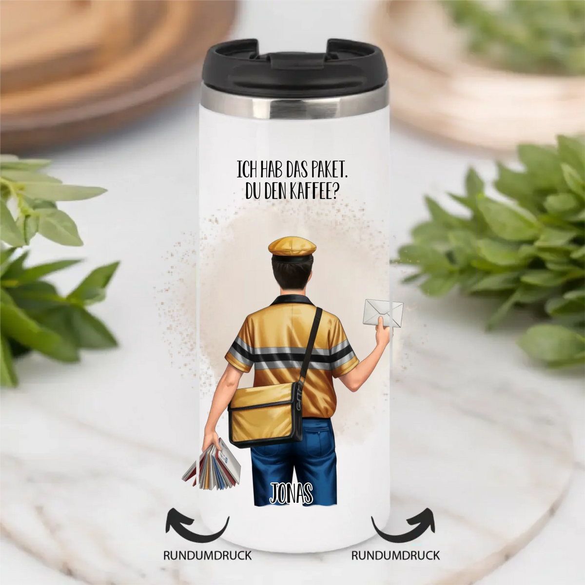 Paketbote (Mann/Frau) Tasse